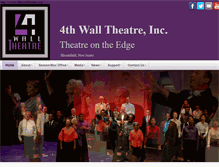 Tablet Screenshot of 4thwalltheatre.org